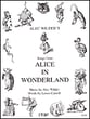 Alice in Wonderland-Songbook piano sheet music cover